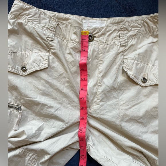 ANTHROPOLOGIE COTTON CROP HIKING PANTS TAN LIGHT WEIGHT
CARGO SZ 29 NWOT - Picture 12 of 13